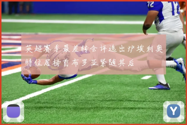 英超赛季最差转会评选出炉埃利奥特位居榜首布罗亚紧随其后